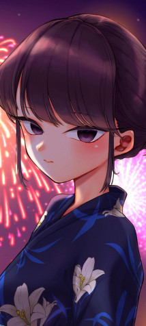 Komi Can T Communicate Mobile Background 1080x2400px