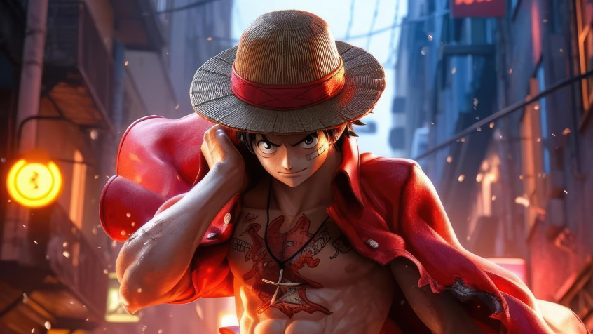 Monkey D Luffy 4k UHD Wallpaper 3840x2160px