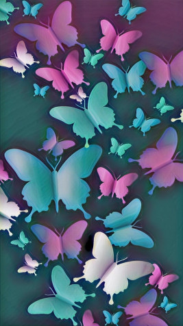 Butterfly Mobile Background 1080x1920px