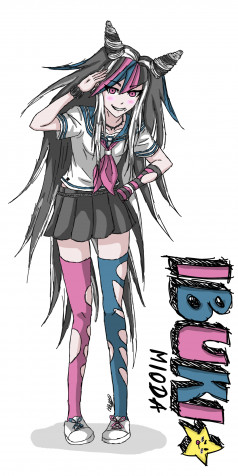 Ibuki Mioda Android Wallpaper Image 1134x2269px