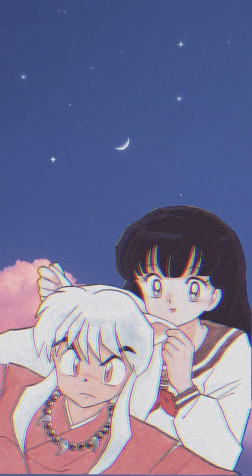 Inuyasha iPhone Background Image 878x1656px