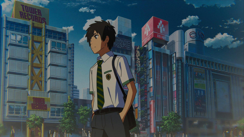 Your Name Tachibana Taki Full HD 1080p Wallpaper 1920x1080px