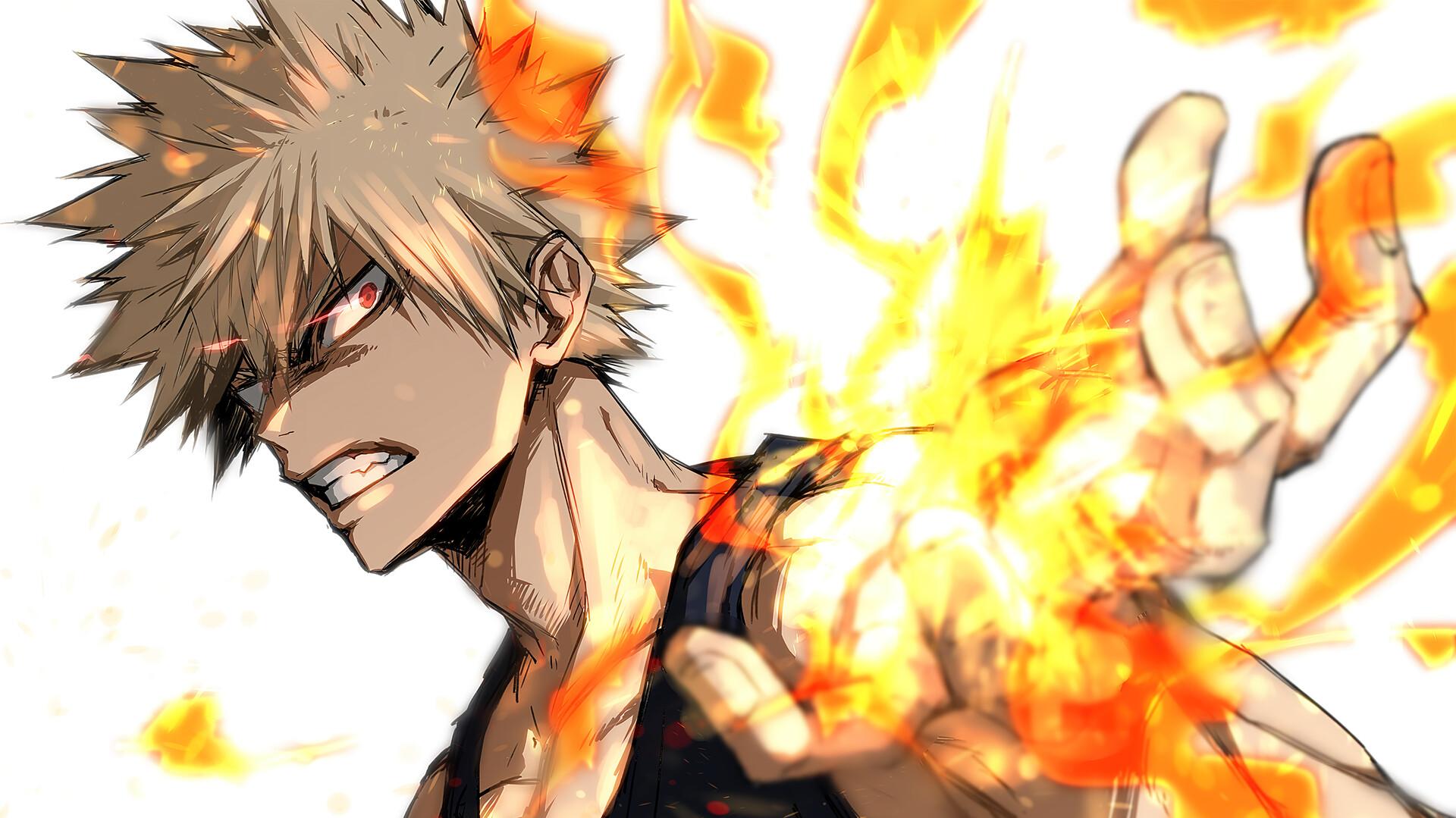 Katsuki Bakugo Full HD 1080p Wallpaper 1920x1080