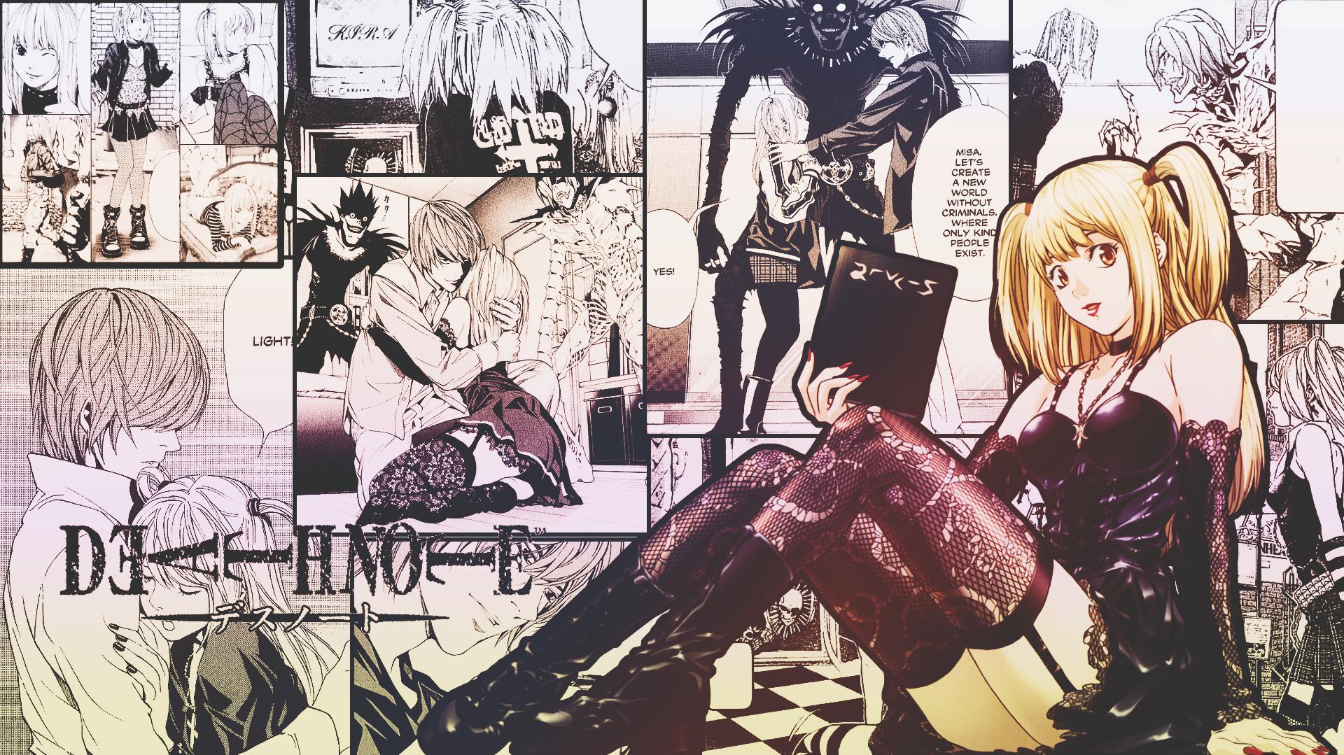 Misa Amane Full HD 1080p Wallpaper 1920x1080