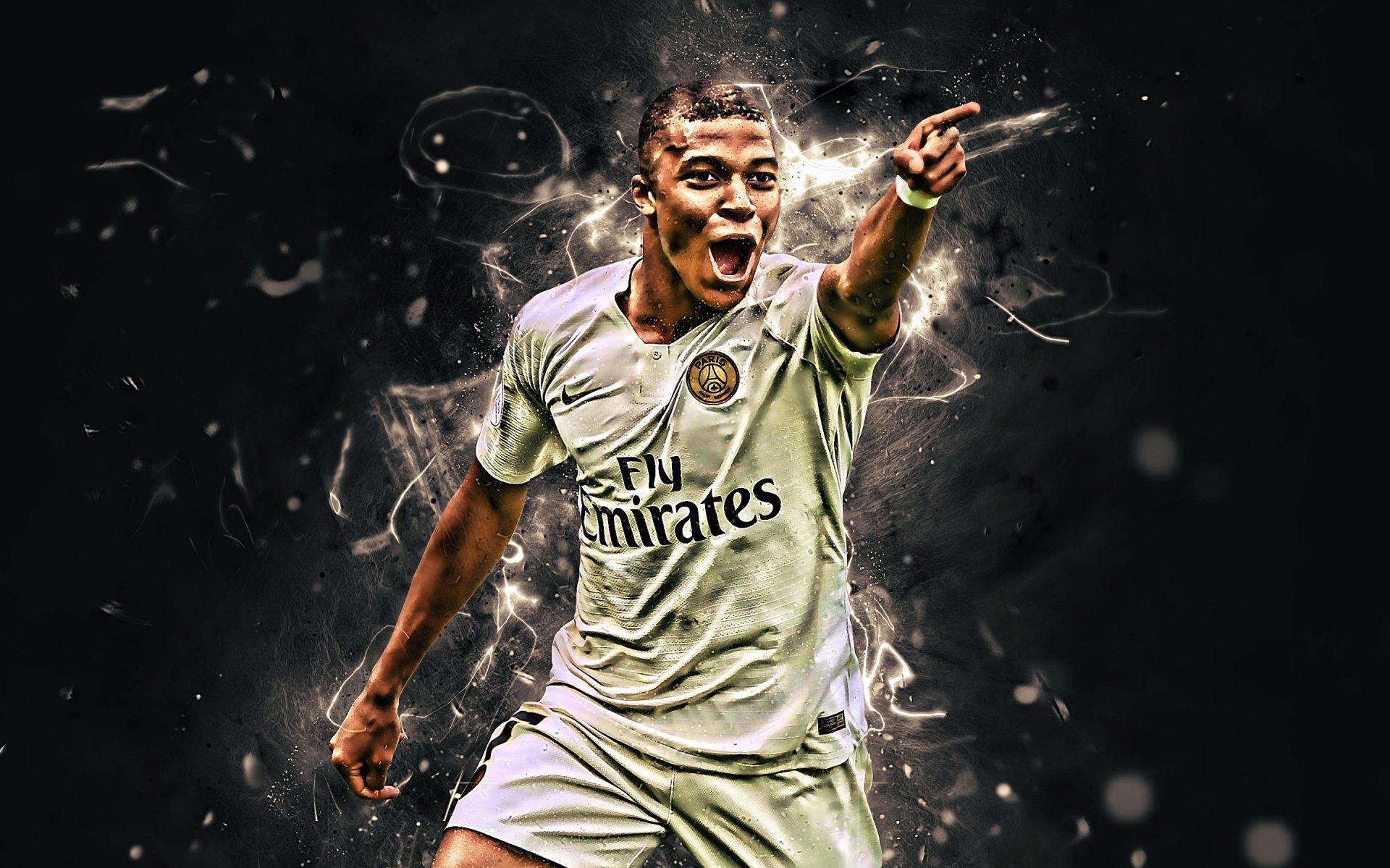 Kylian Mbappe Widescreen HD Wallpaper 1920x1200