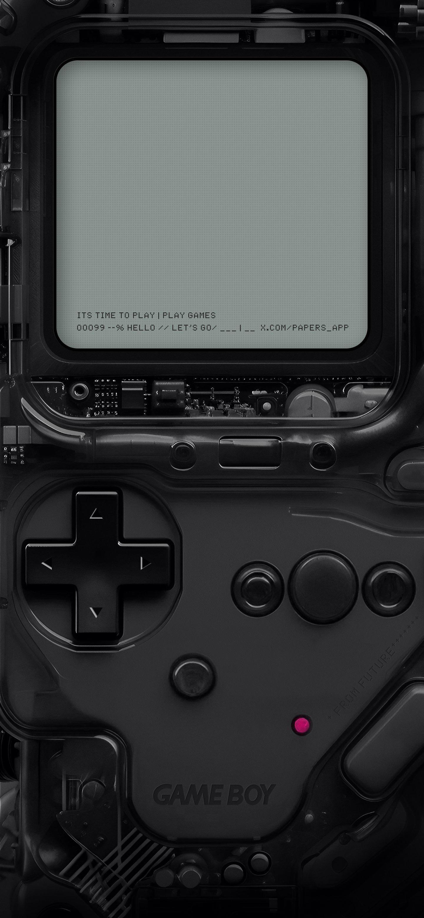 Gameboy iPhone Background Image 1440x3120