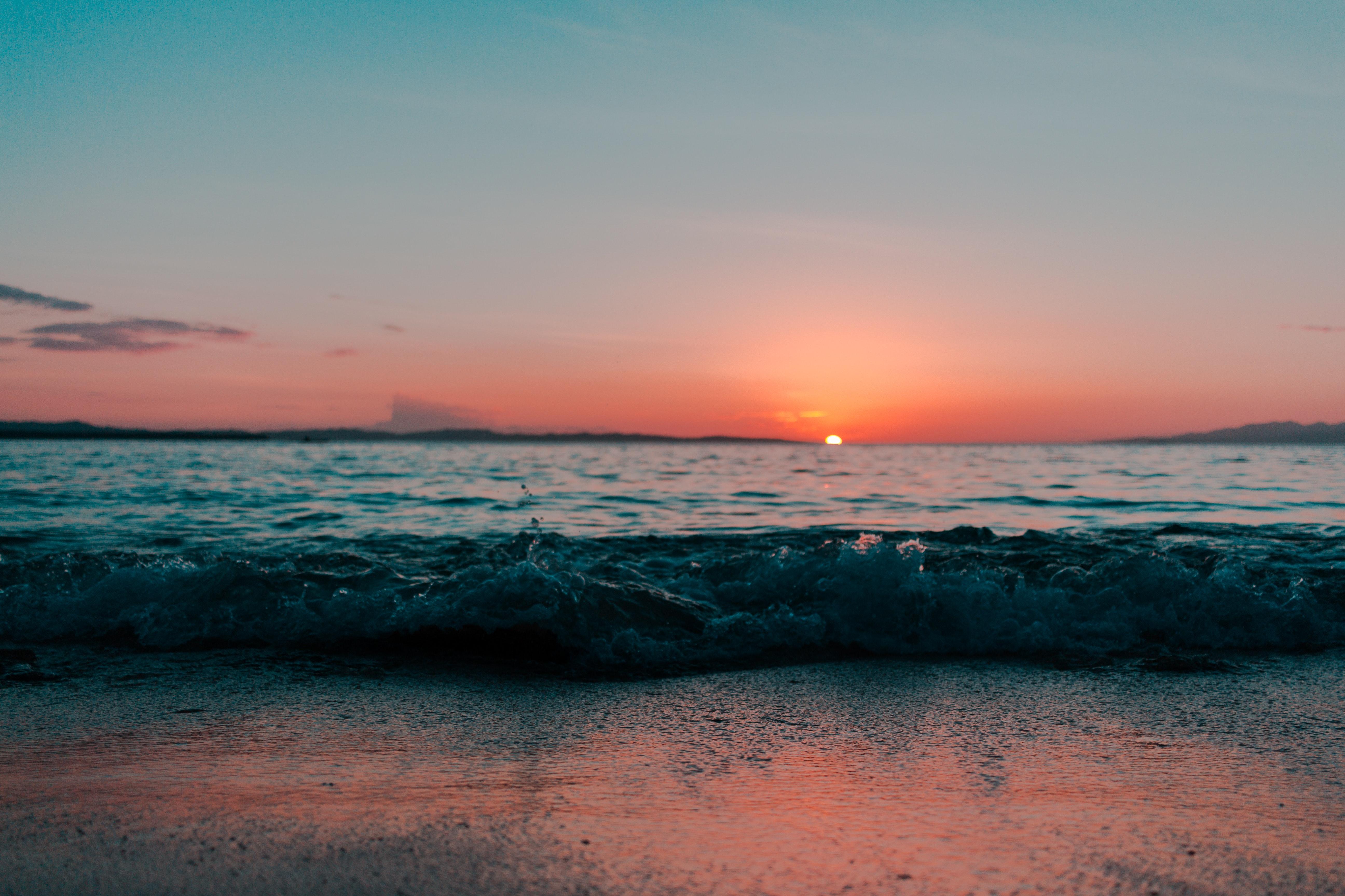 Ocean Sunset Desktop Wallpaper 5184x3456