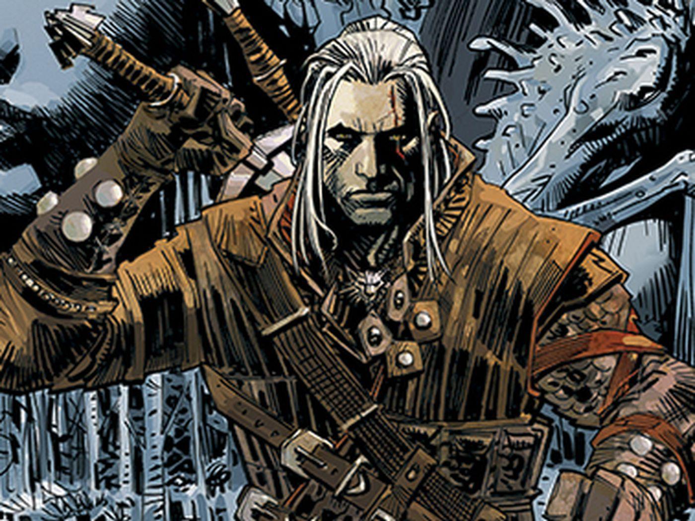 Cartoon The Witcher Desktop HD Wallpaper 1400x1050