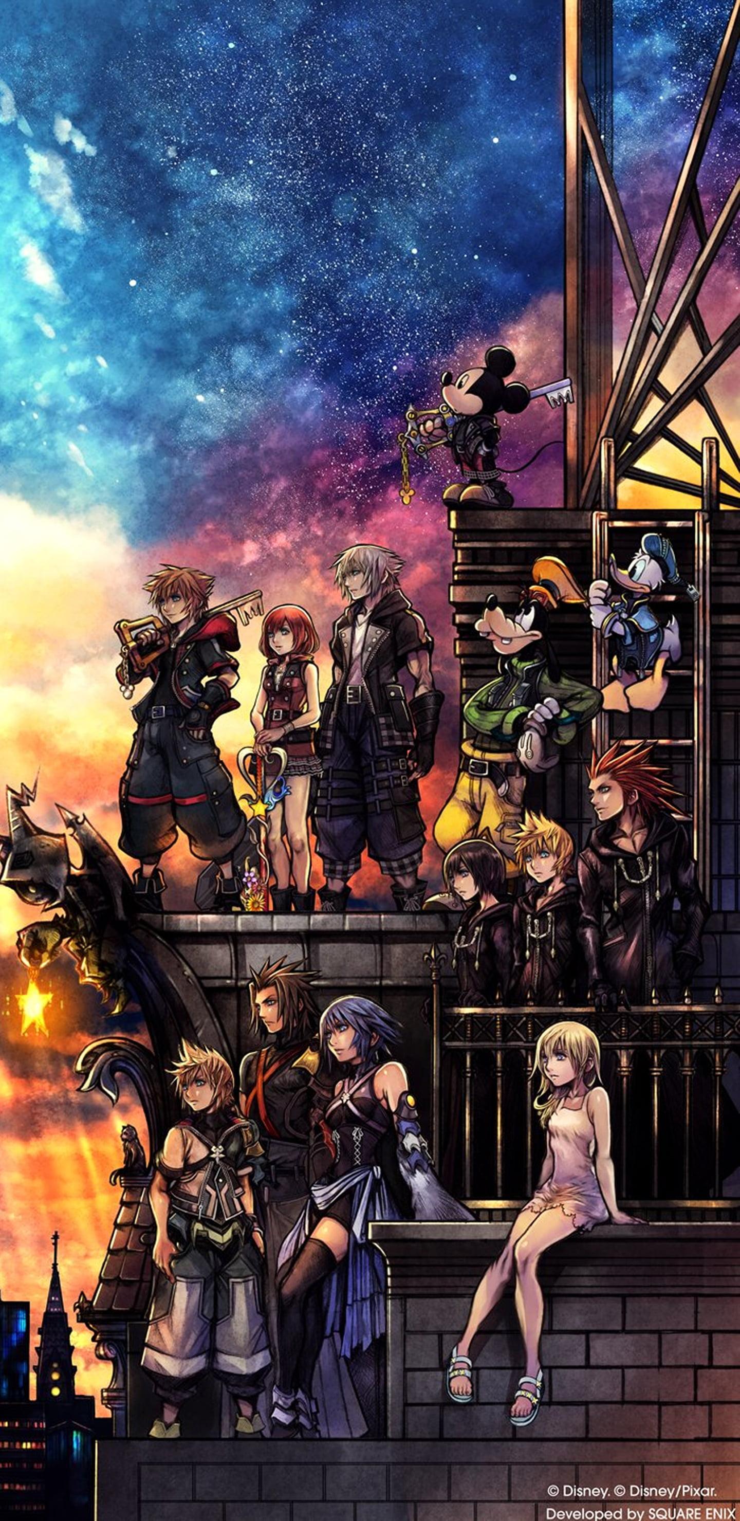 Kingdom Hearts iPhone Background Image 1440x2960