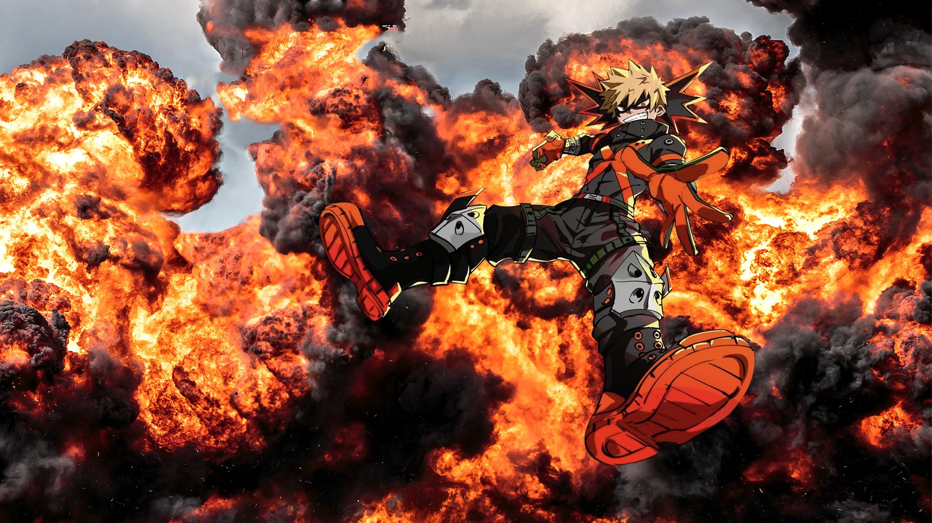 Katsuki Bakugo Full HD 1080p Wallpaper 1920x1080