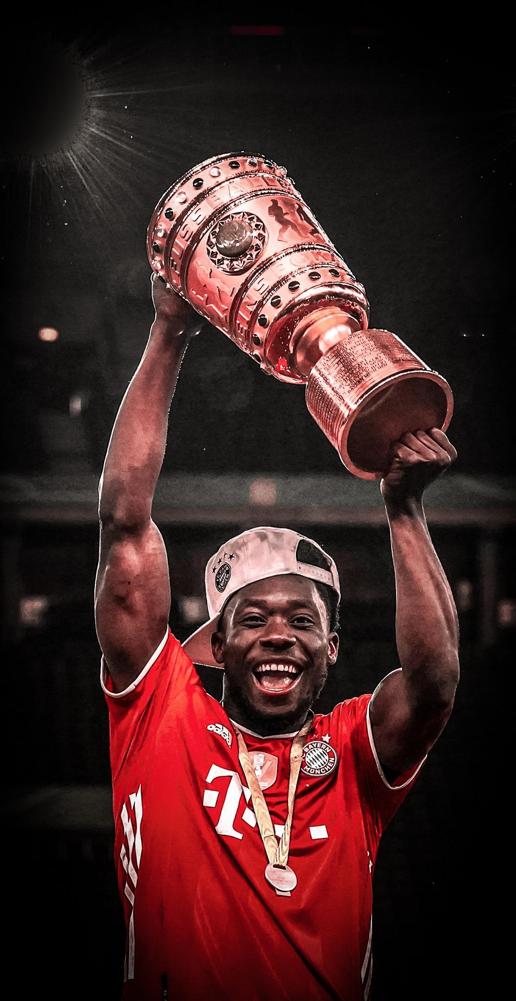 Alphonso Davies Phone Wallpaper 1055x2048