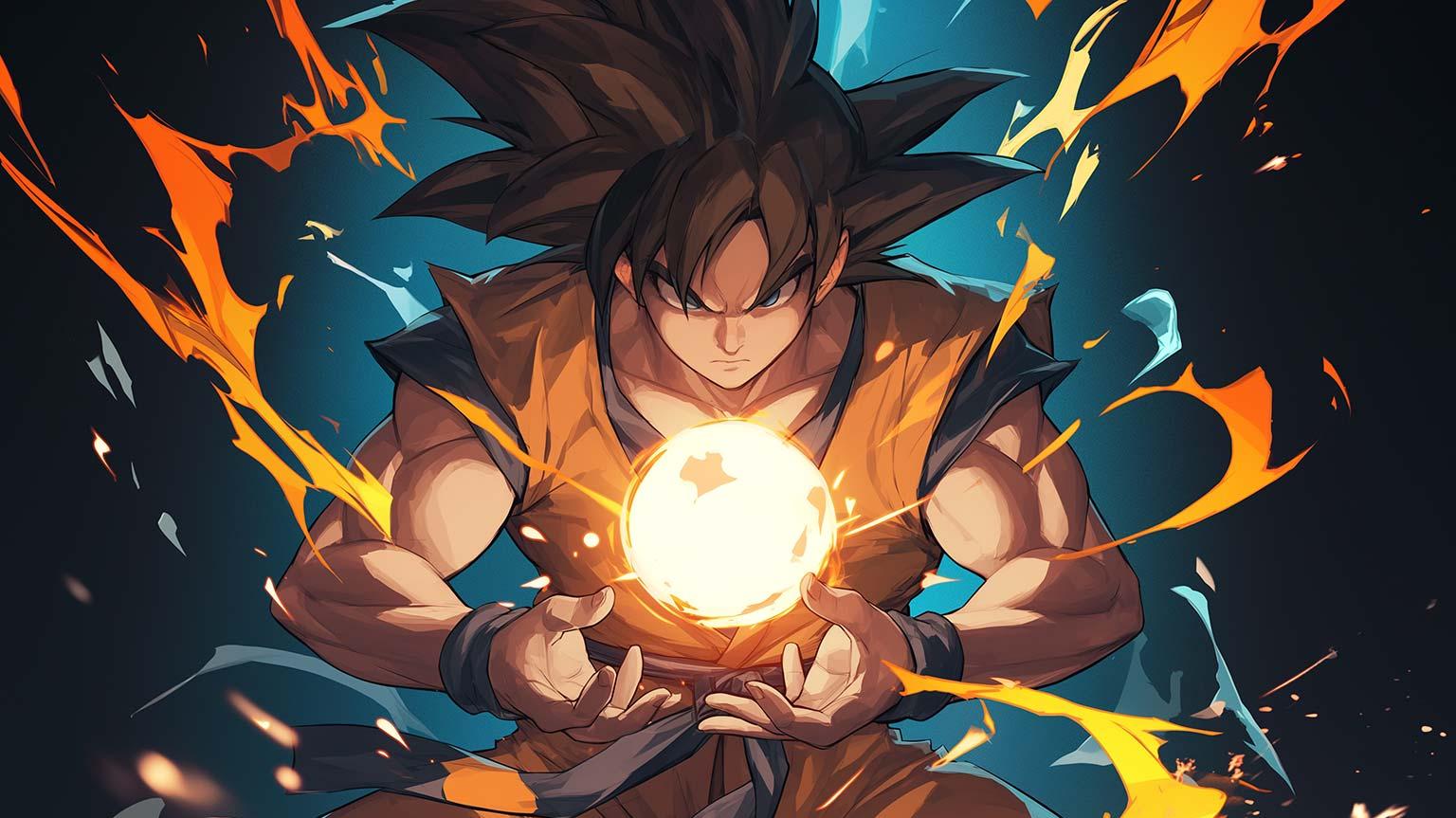 Goku Desktop Wallpaper 1536x864