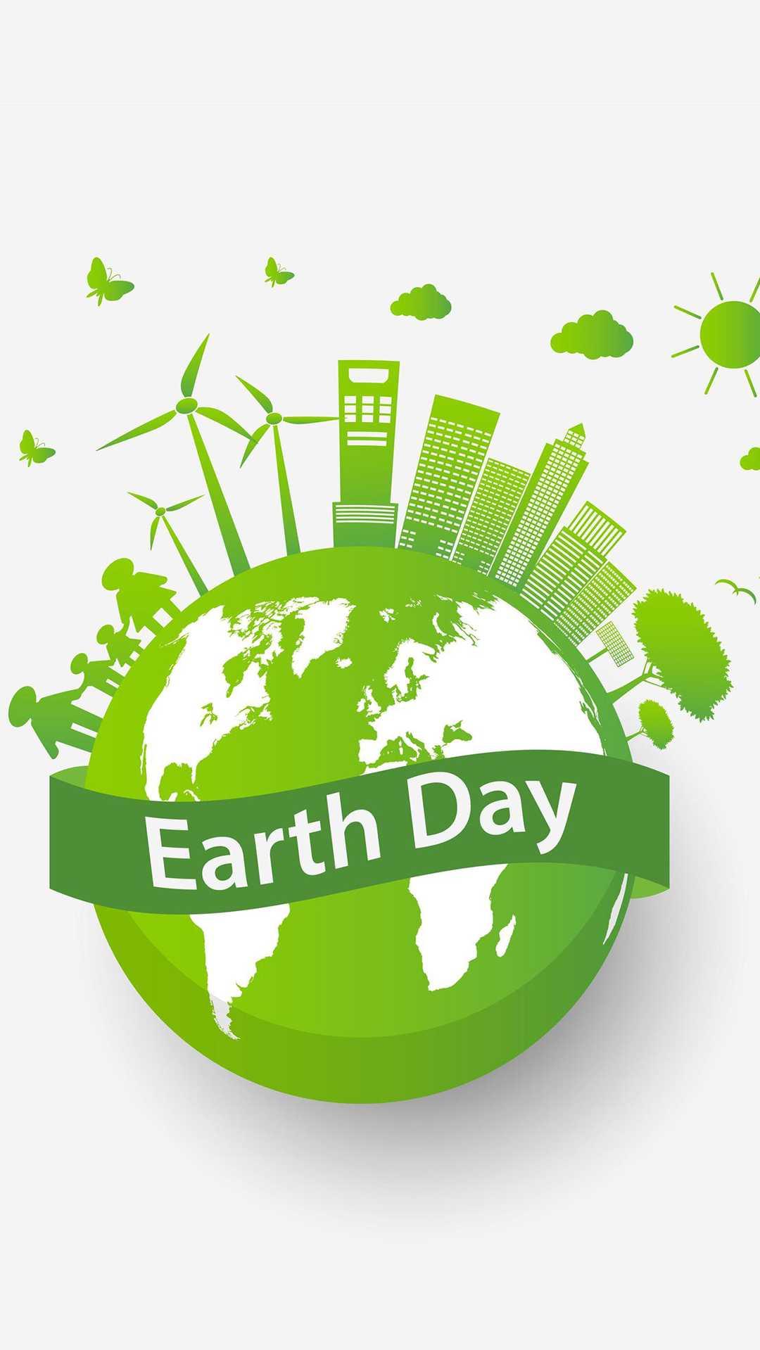 Earth Day iPhone Background Image 1080x1920