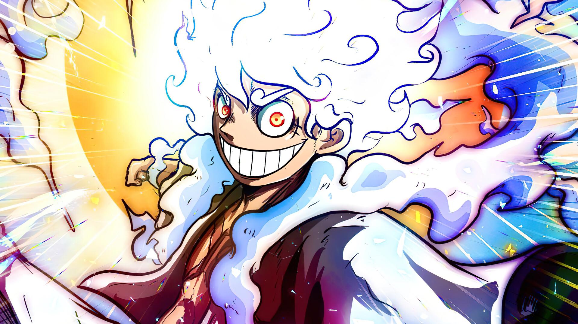 Gear 5 Luffy Full HD 1080p Wallpaper 1920x1080