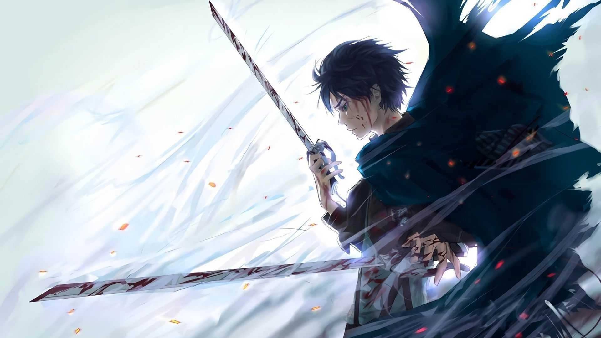 Eren Yeager Full HD 1080p Wallpaper 1920x1080