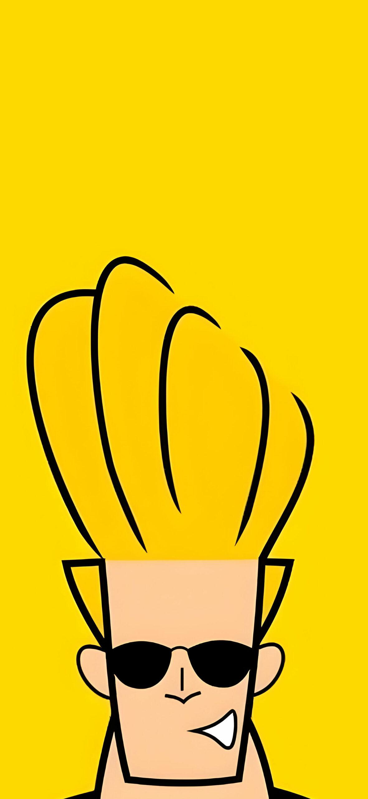 Johnny Bravo Phone Background 1181x2560