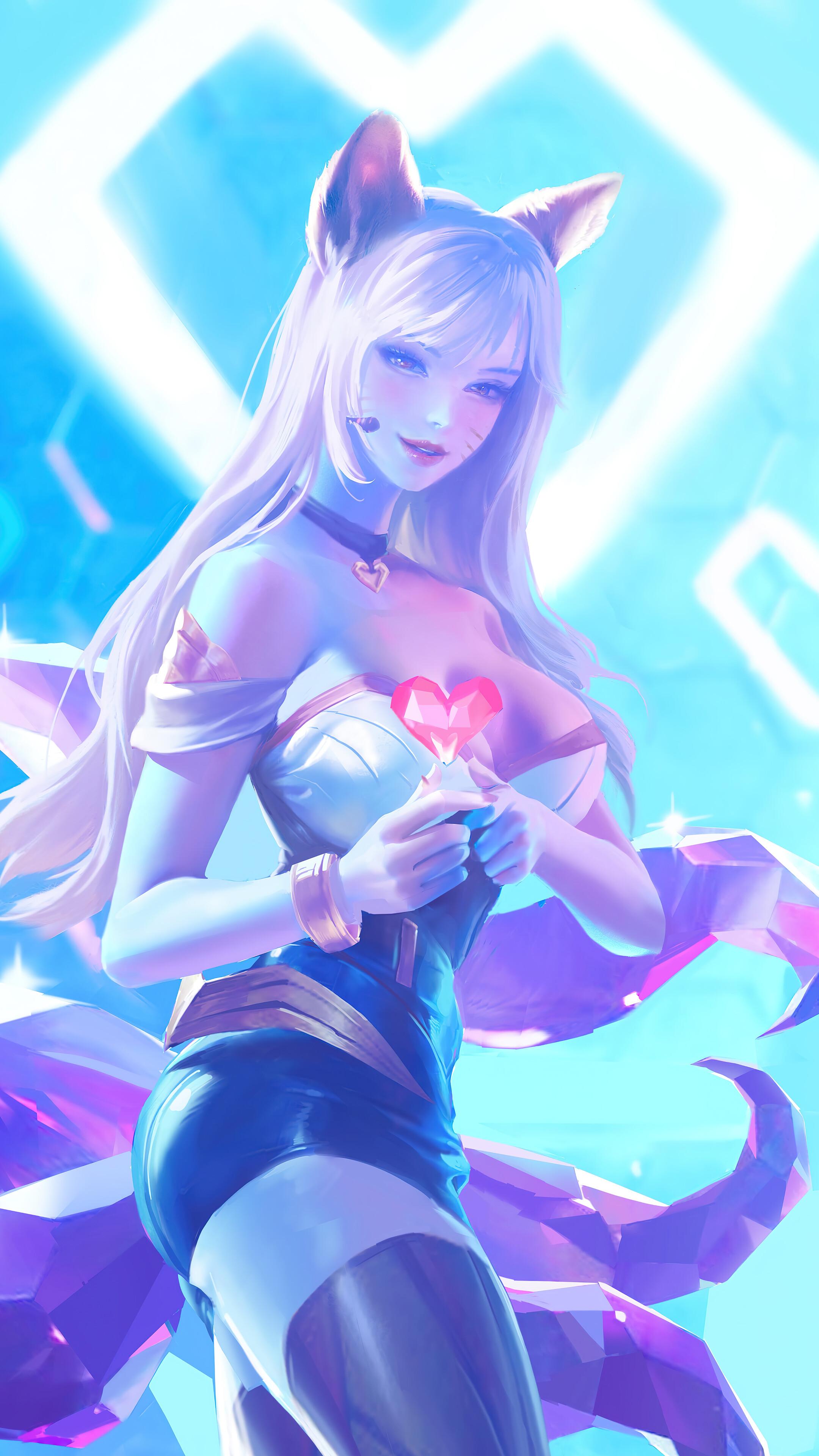 Ahri 4k Phone Wallpaper 2160x3840