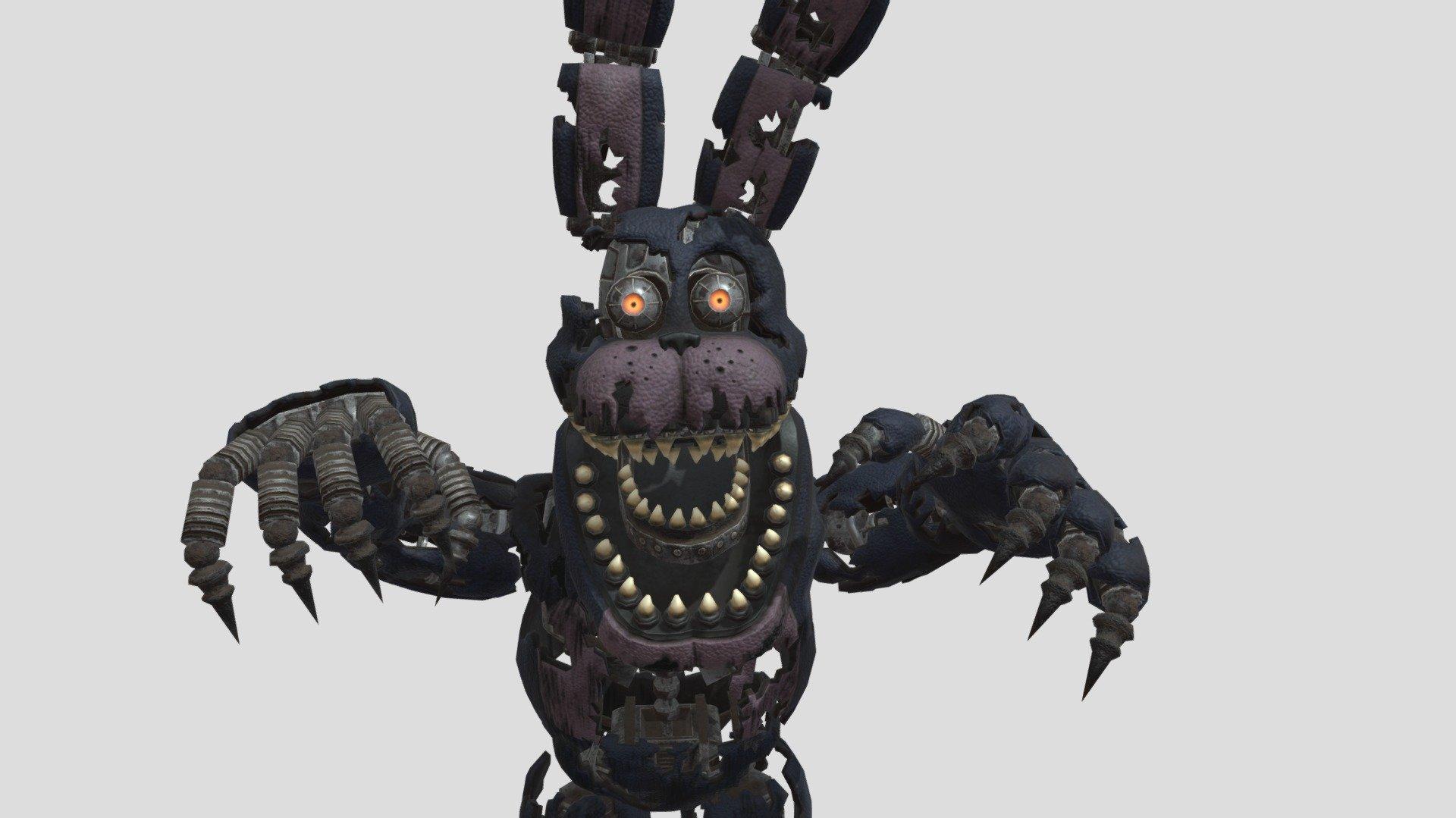 Nightmare Bonnie Full HD 1080p Wallpaper 1920x1080