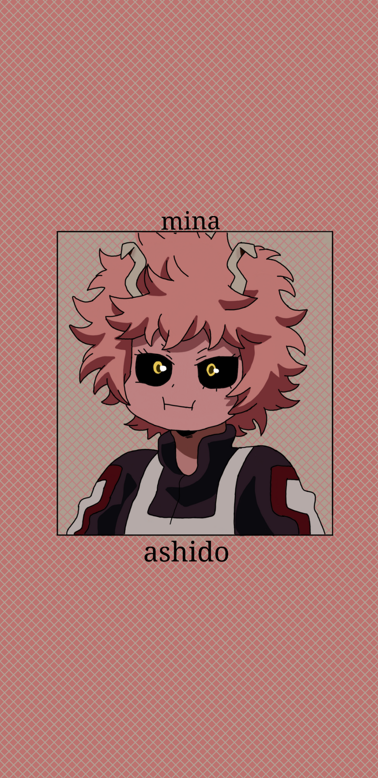 Mina Ashido iPhone Wallpaper 755x1553