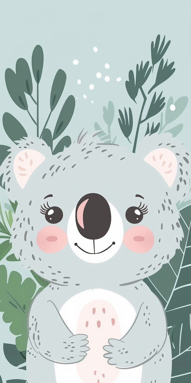 Koala Mobile Wallpaper 768x1536