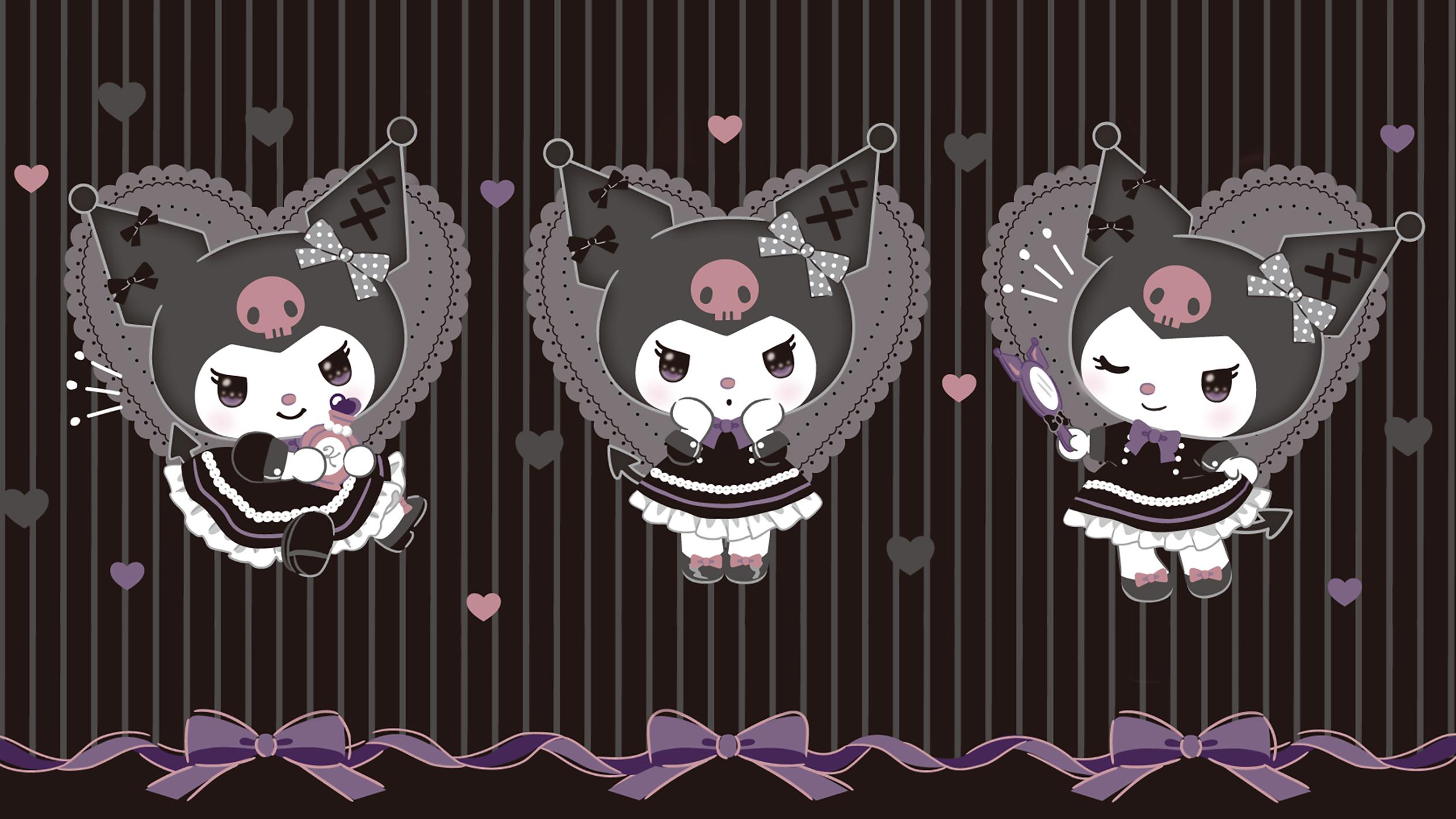 Kuromi Desktop Background 2524x1420