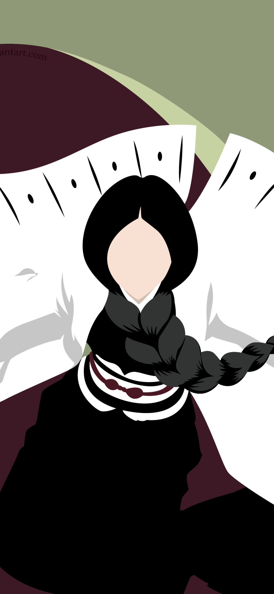 Unohana Retsu iPhone 13 Mini Wallpaper 1080x2340