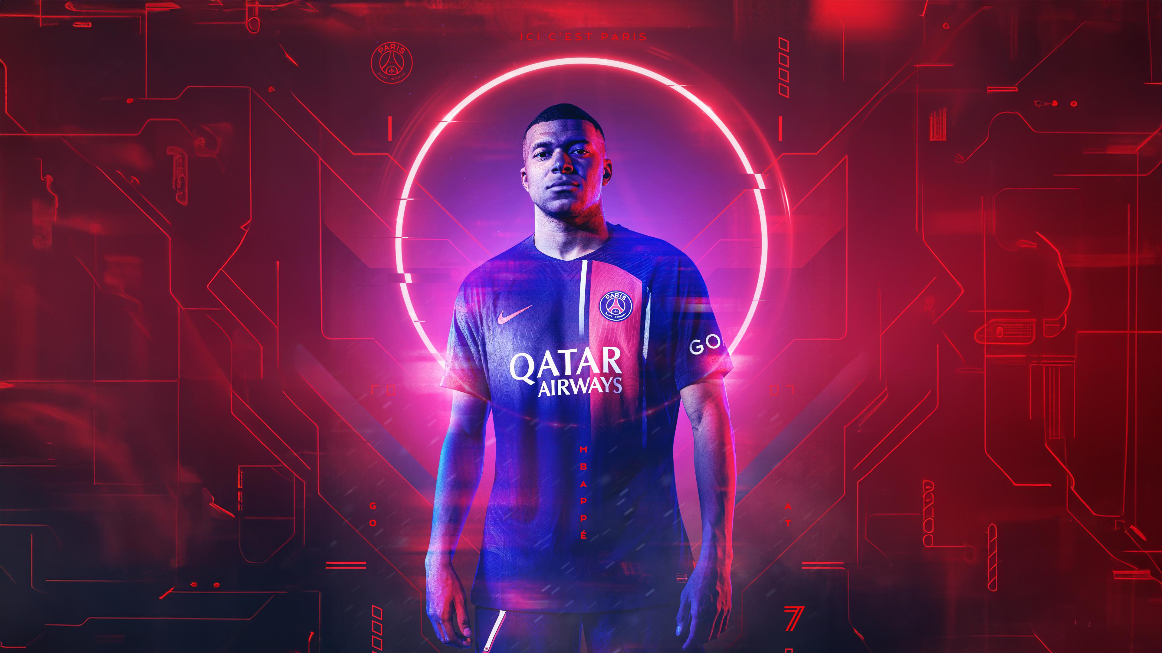 Kylian Mbappe 4k UHD Wallpaper 3840x2160