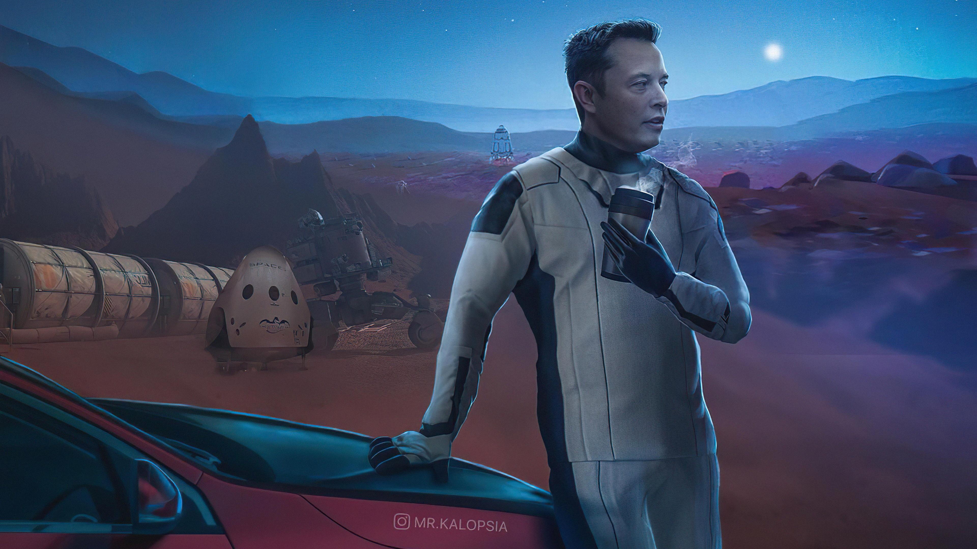 Elon Musk 4k UHD Wallpaper 3840x2160