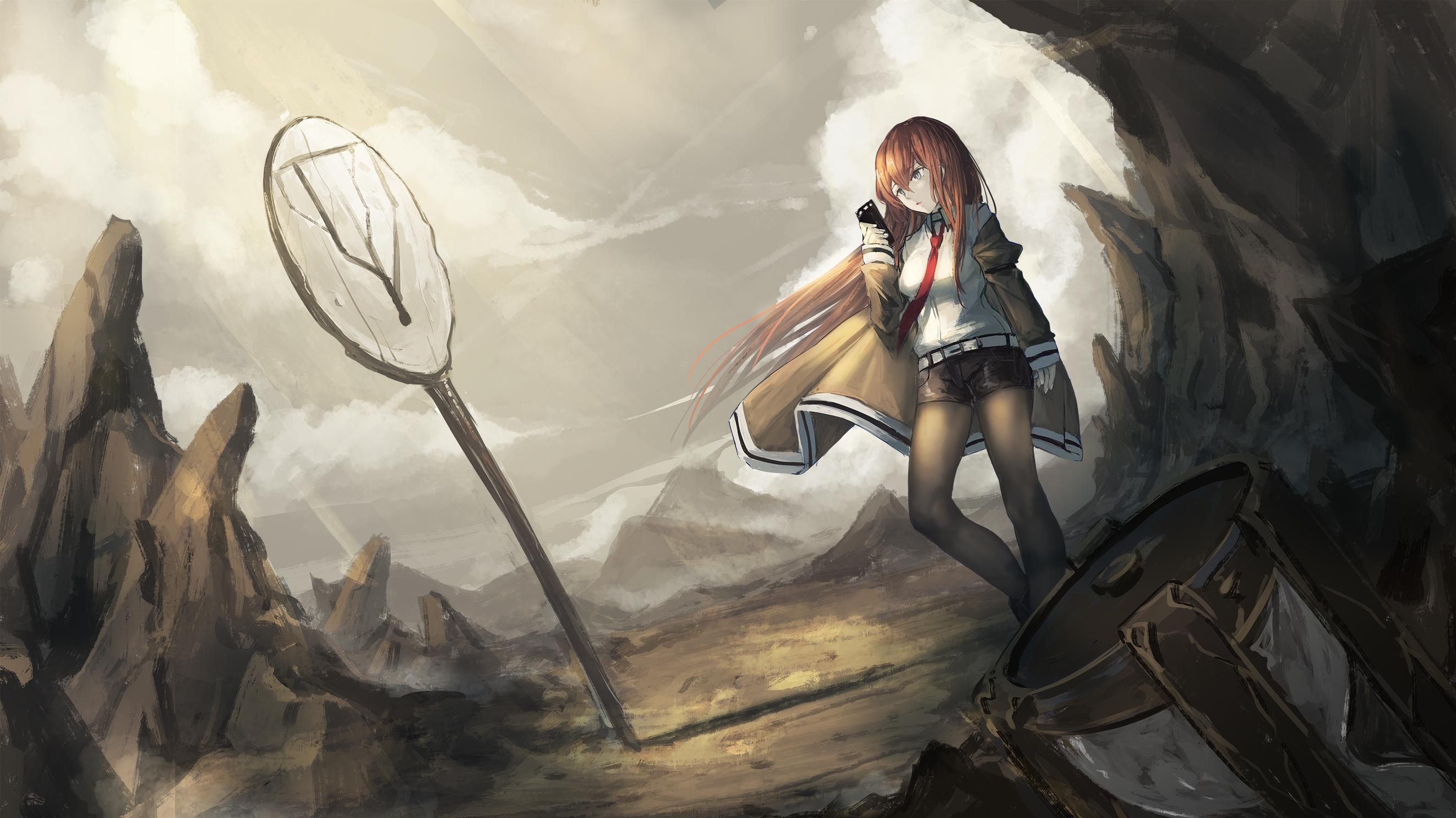 Kurisu Makise Desktop Background 2645x1488