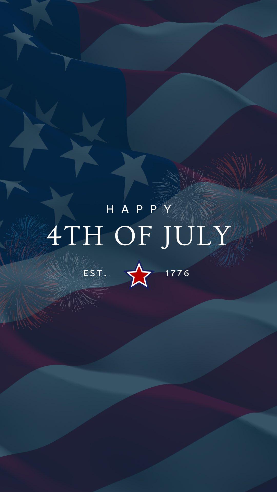 4th Of July 2024 Android Wallpaper Image 1080x1920