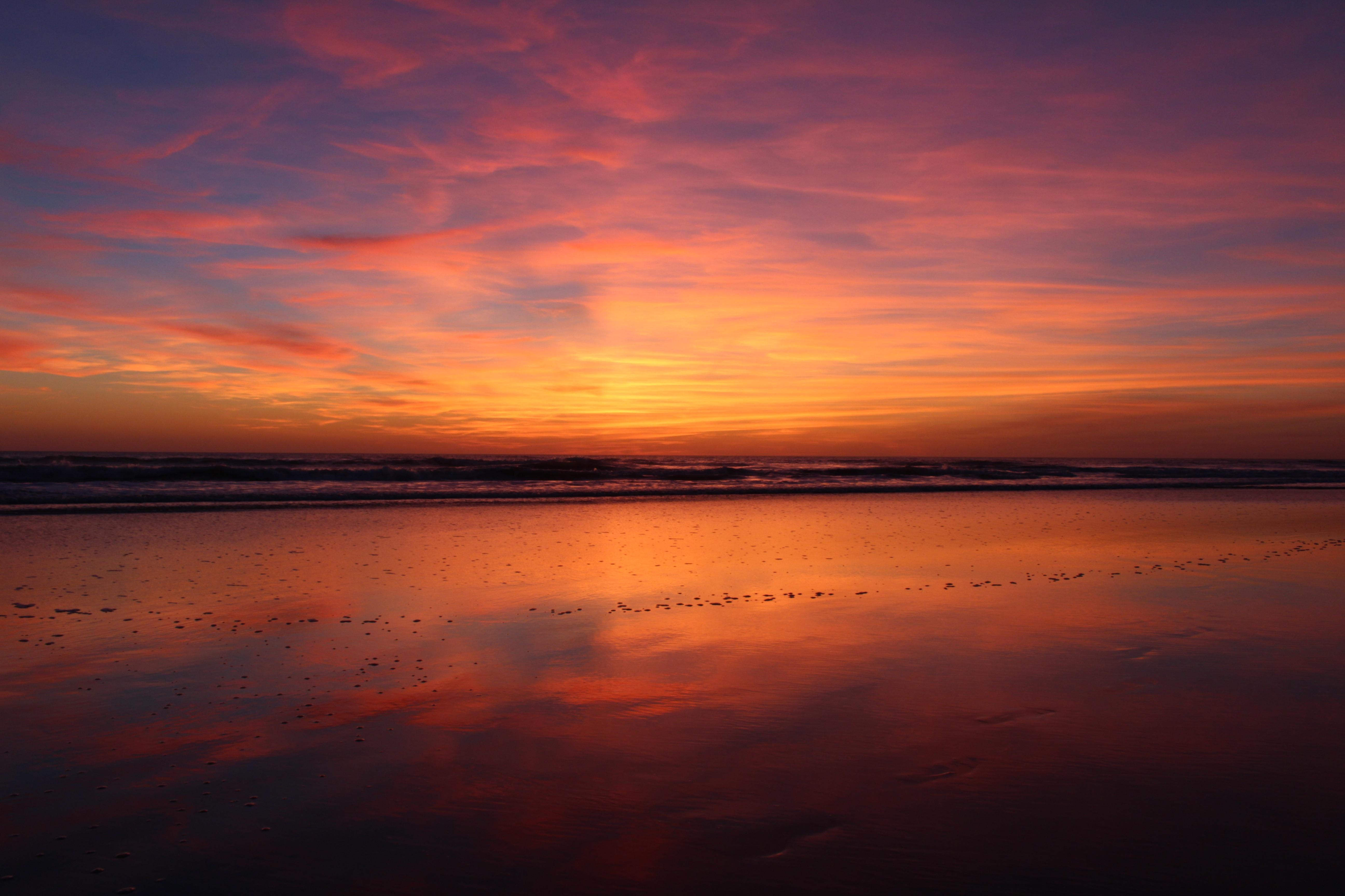 Ocean Sunset Wallpaper Image 5184x3456