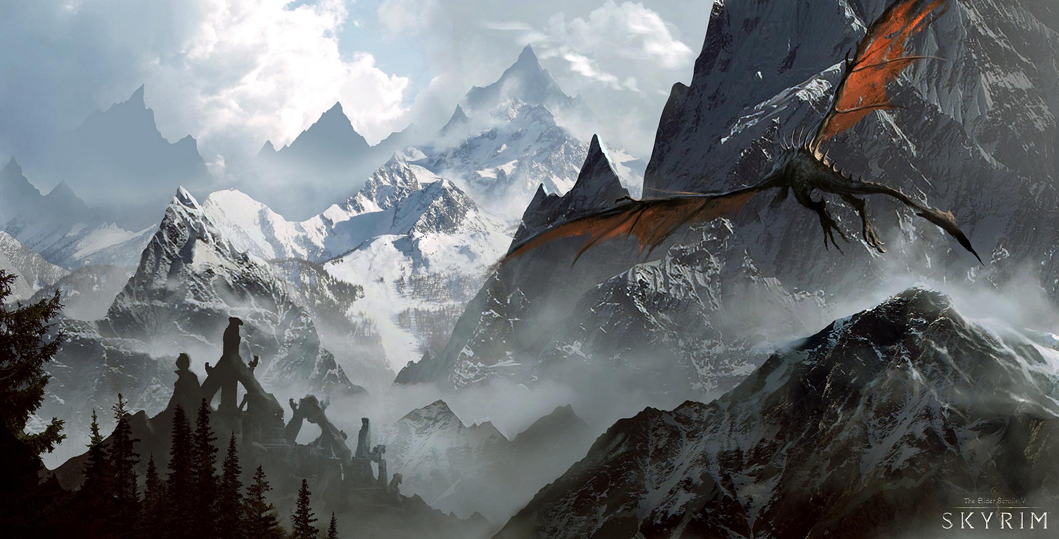 Skyrim Wallpaper Image 2120x1080