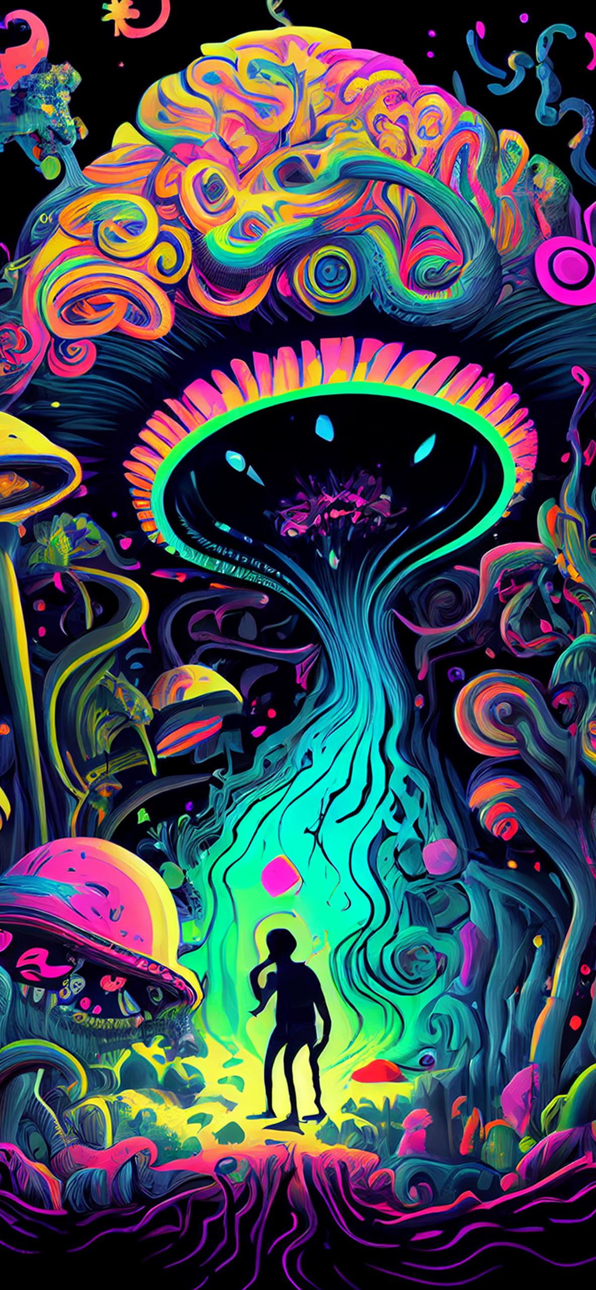 Trippy iPhone Background Image 1183x2560