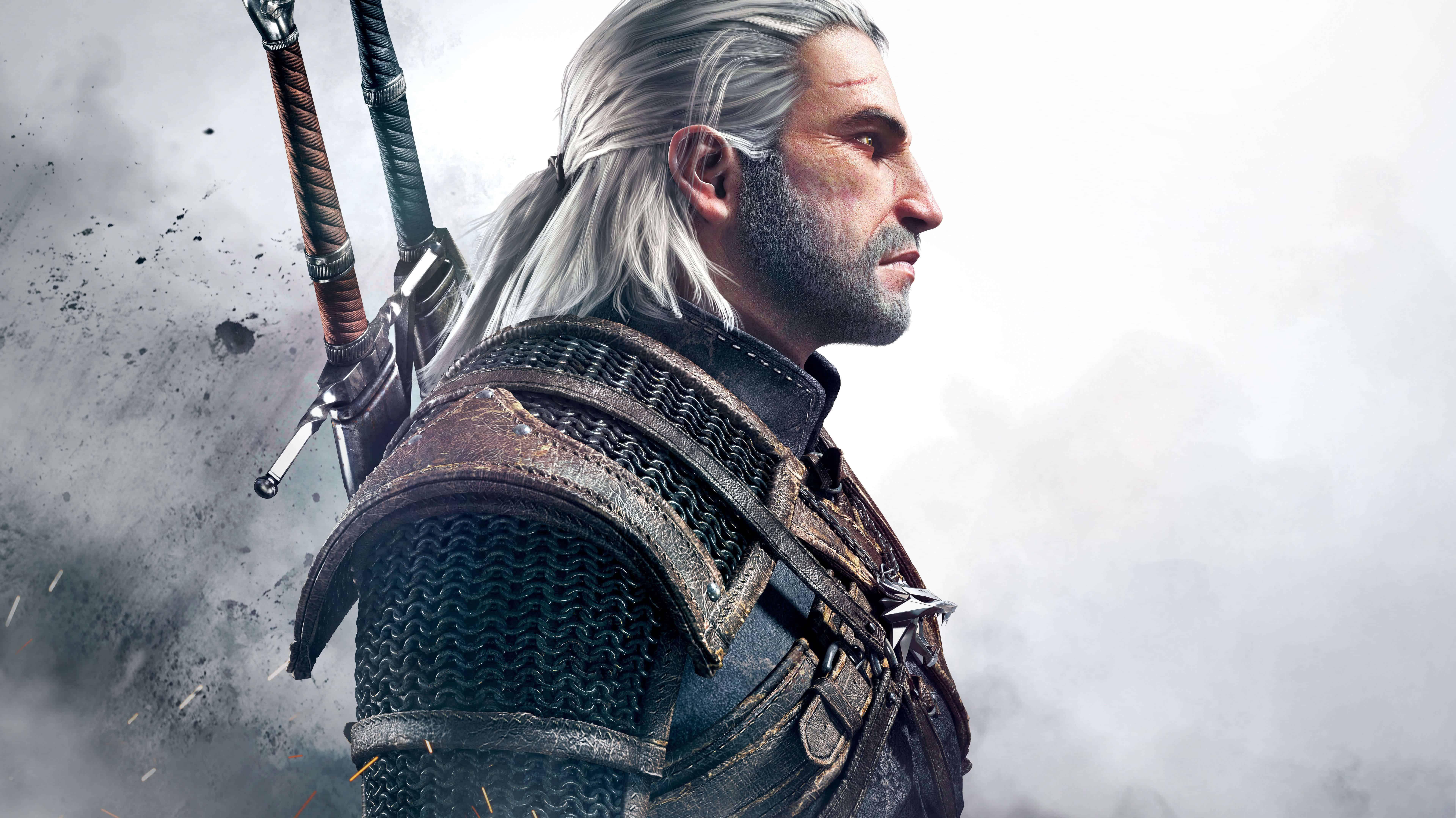 Geralt Of Rivia Wallpaper Image 7680x4320