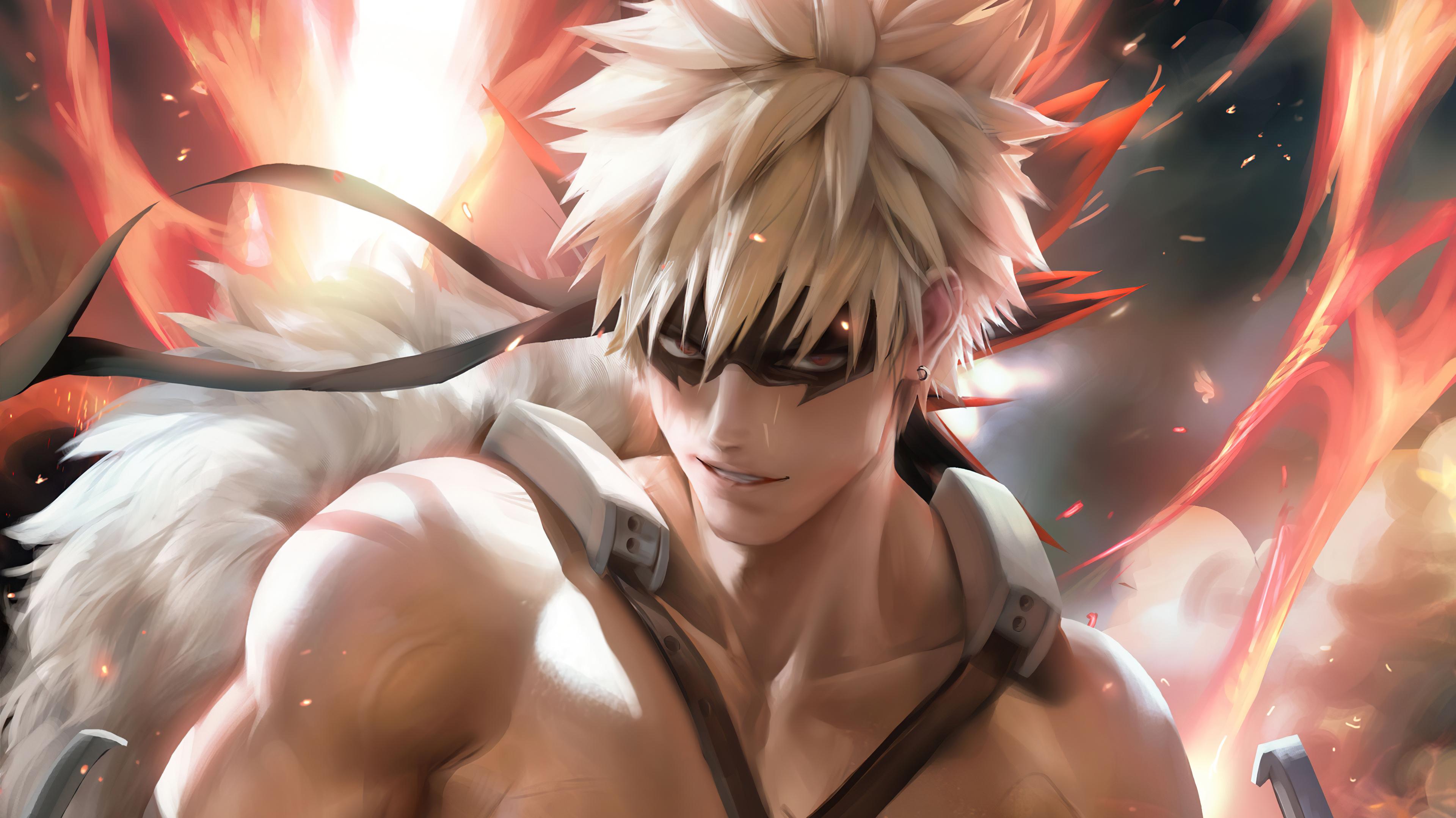 Katsuki Bakugo 4k UHD Wallpaper 3840x2160