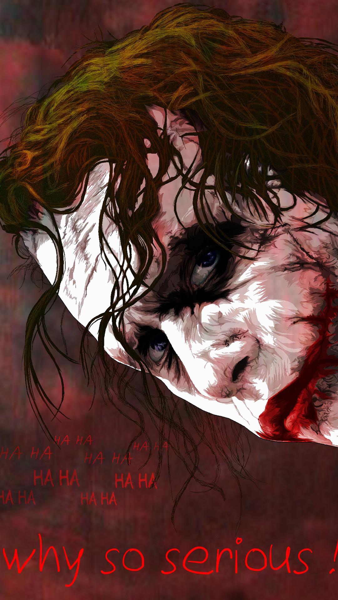 Joker Heath Ledger Mobile Background 1080x1920