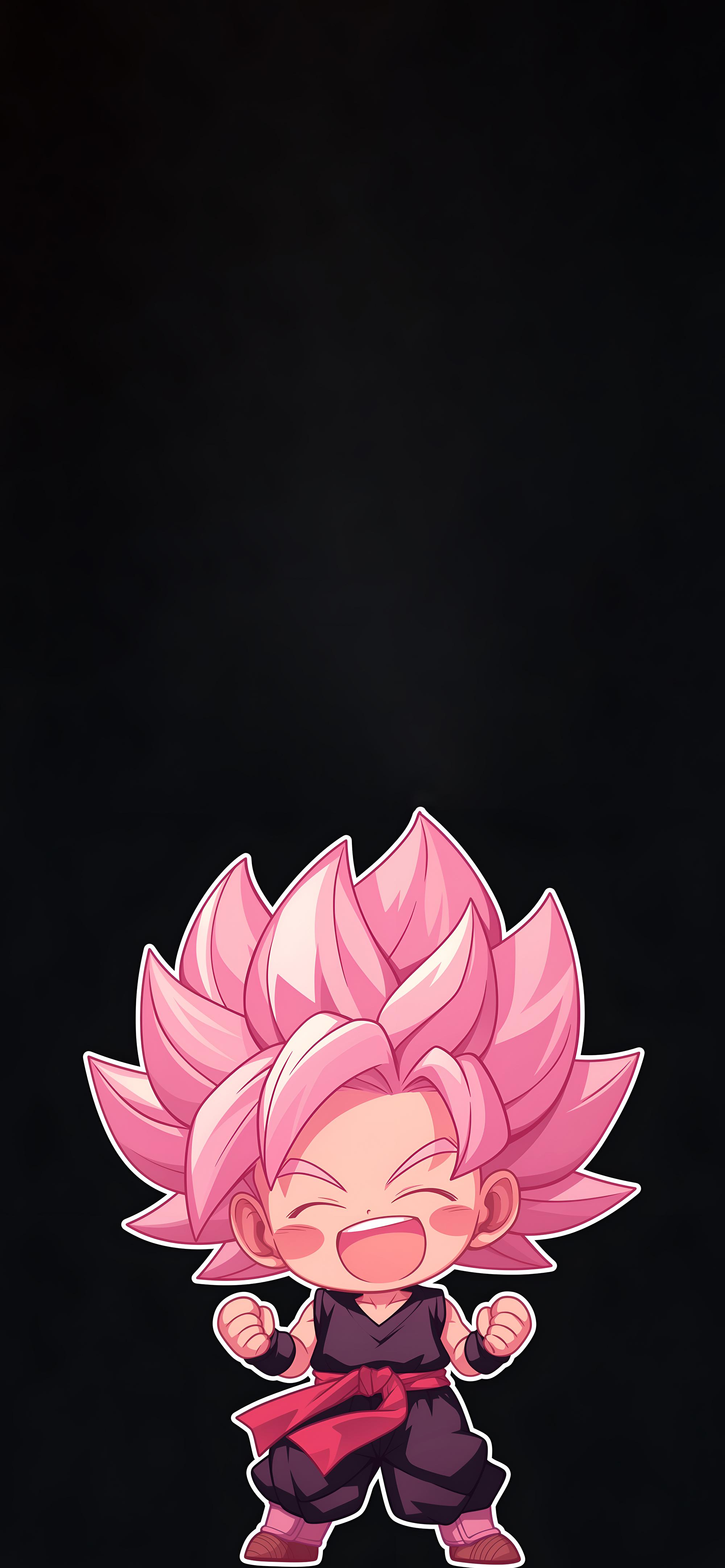 Goku Chibi Phone Background 2000x4329