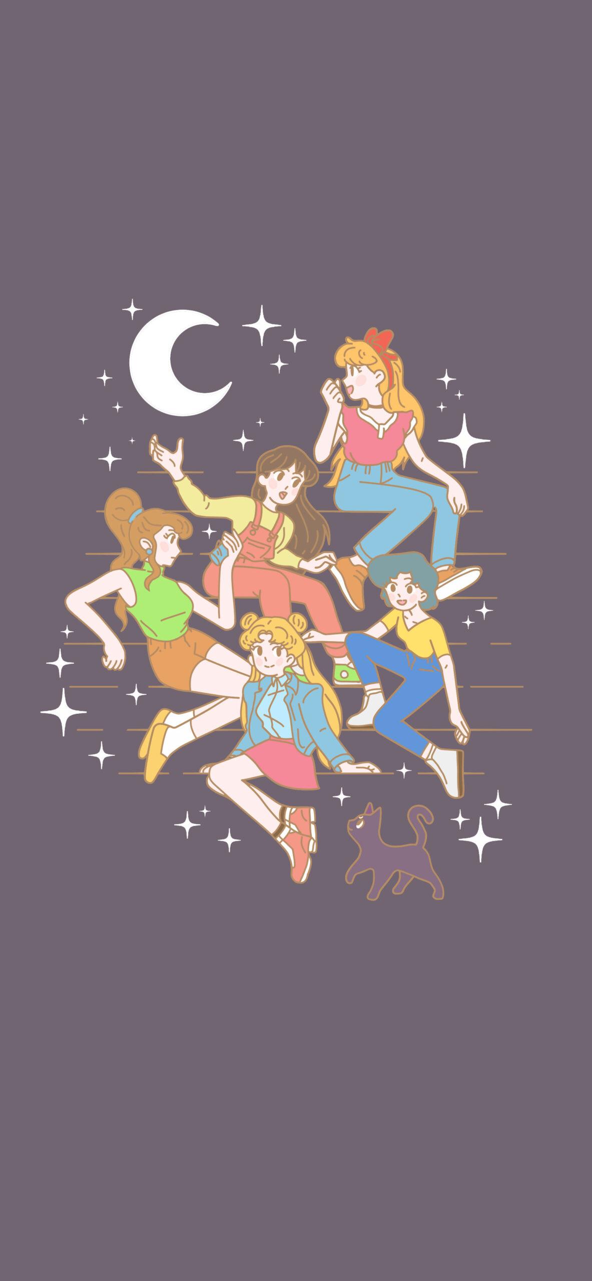 Sailor Moon Mobile Background 1183x2560