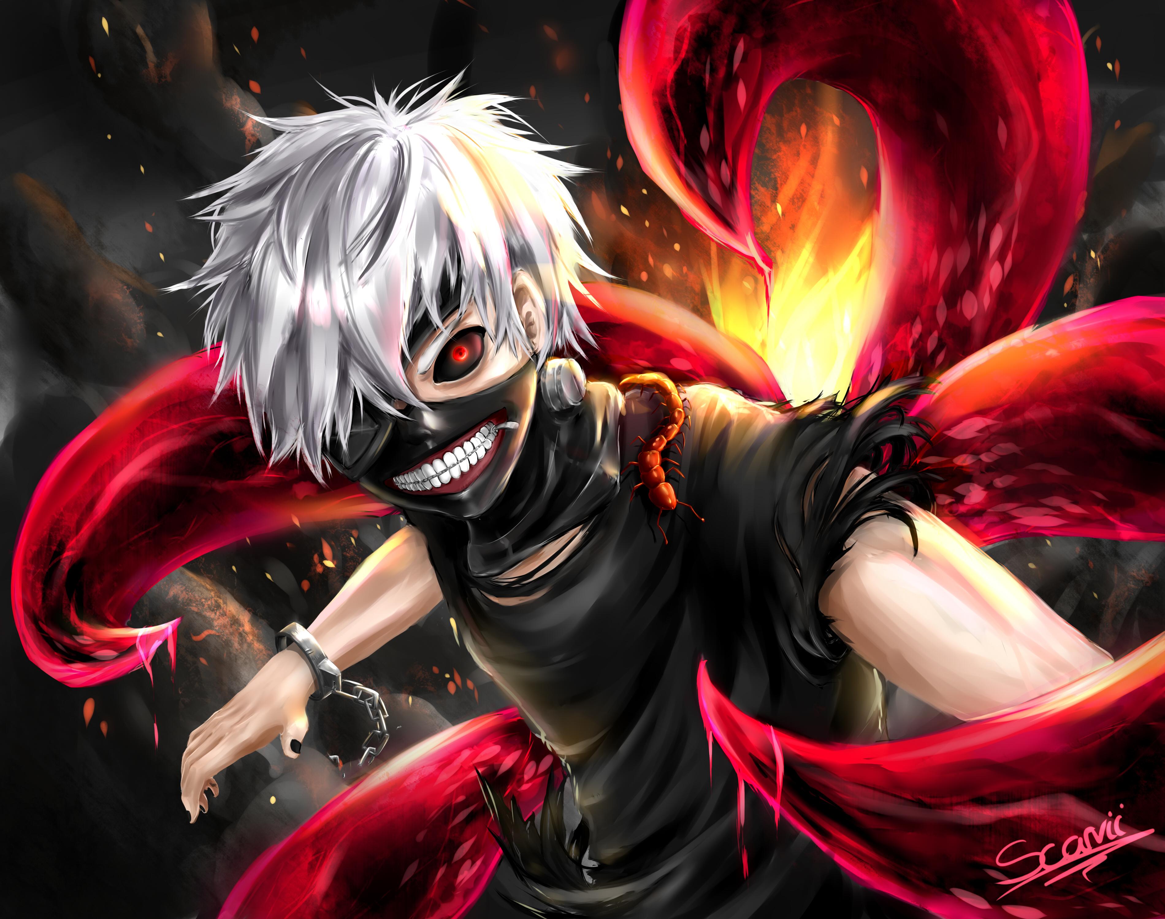 Cool Tokyo Ghoul MacBook Wallpaper 3800x3000