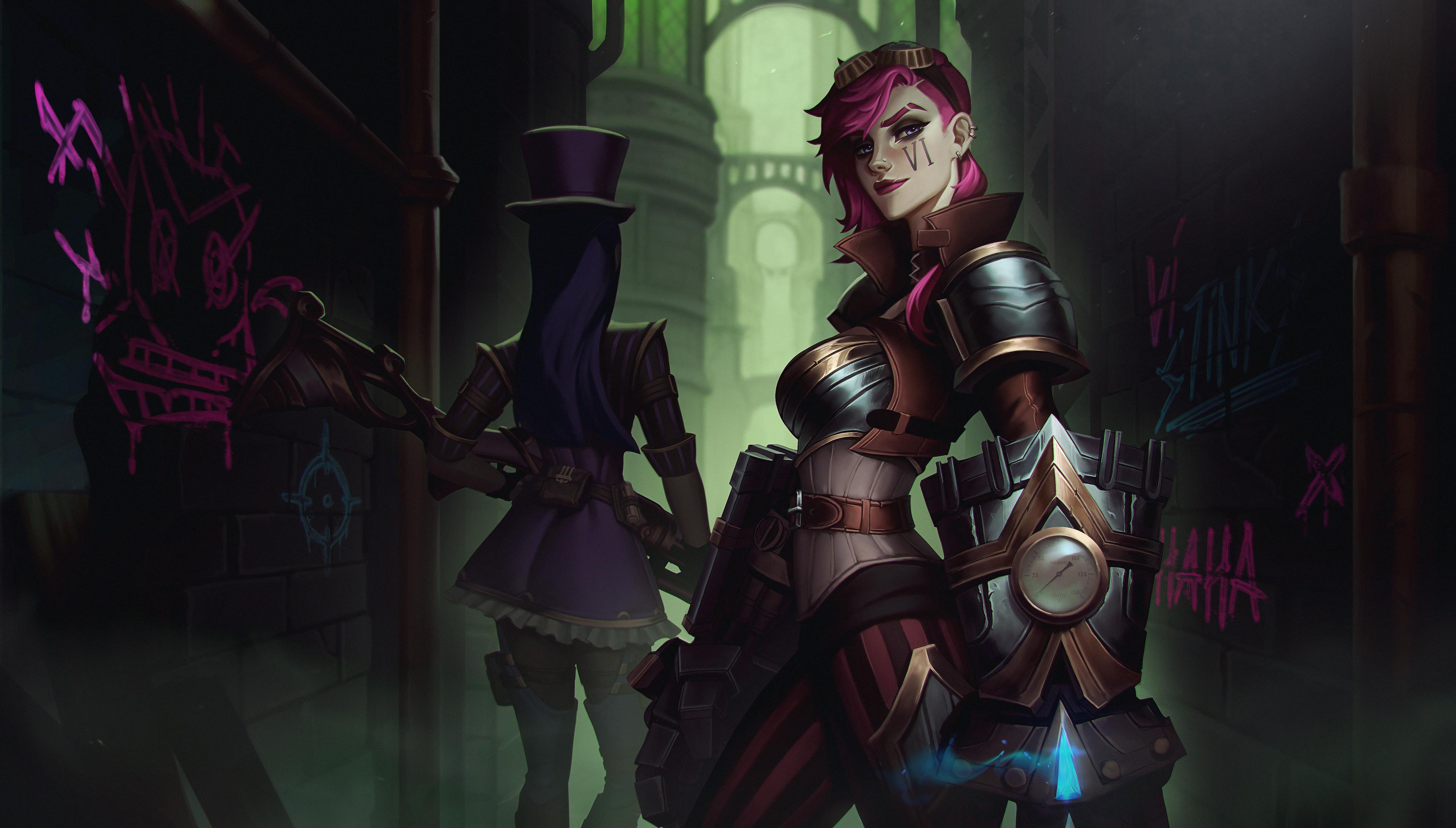 Vi League Of Legends Wallpaper Image 3840x2184