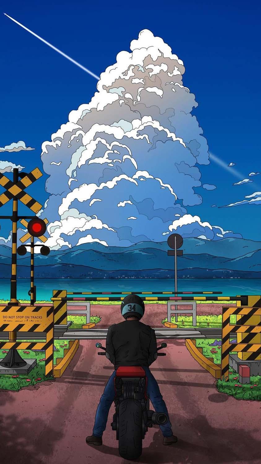 Anime Train Wallpaper for iPhone 843x1500