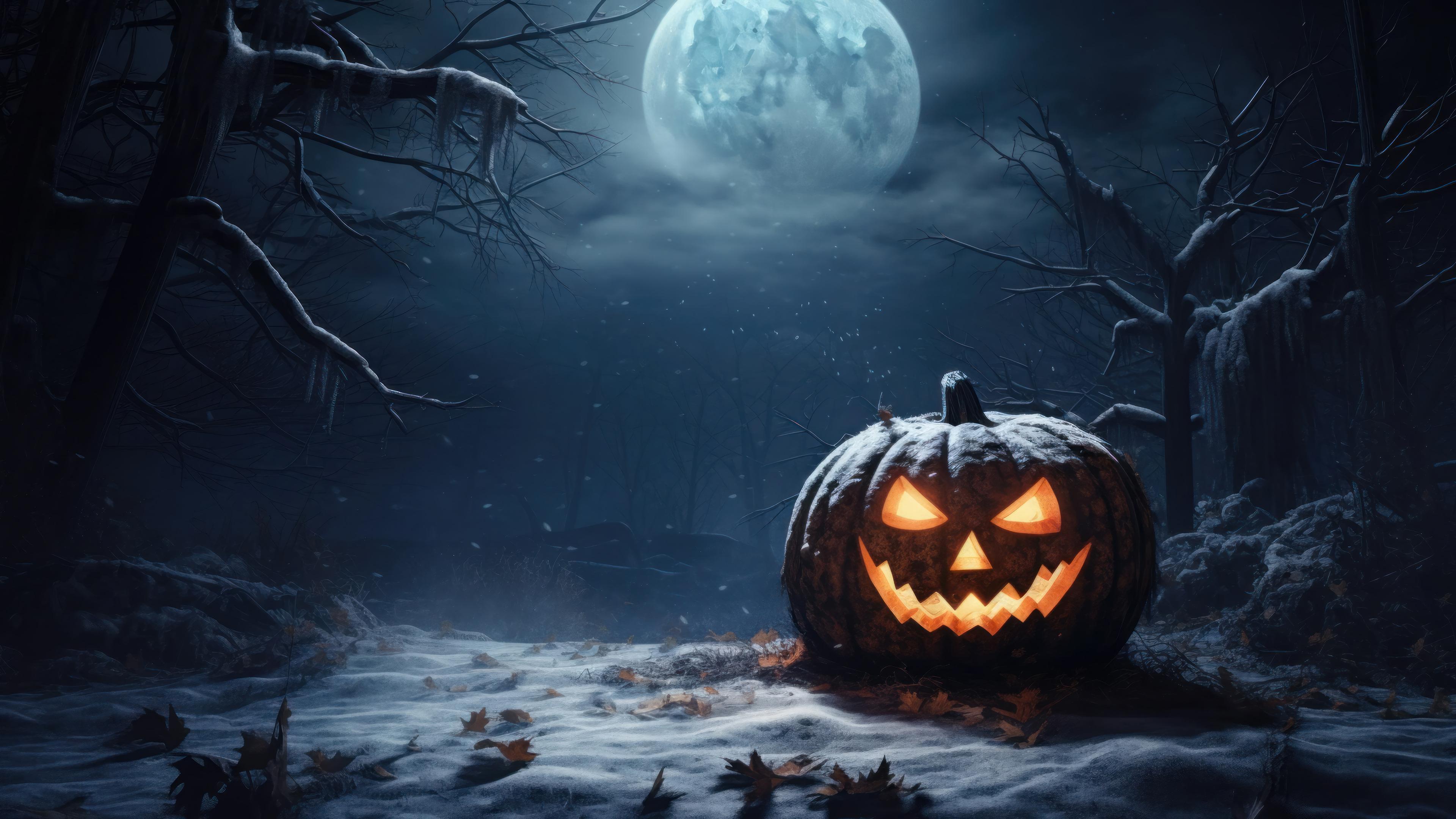 Jack Olantern 4k UHD Wallpaper 3840x2160