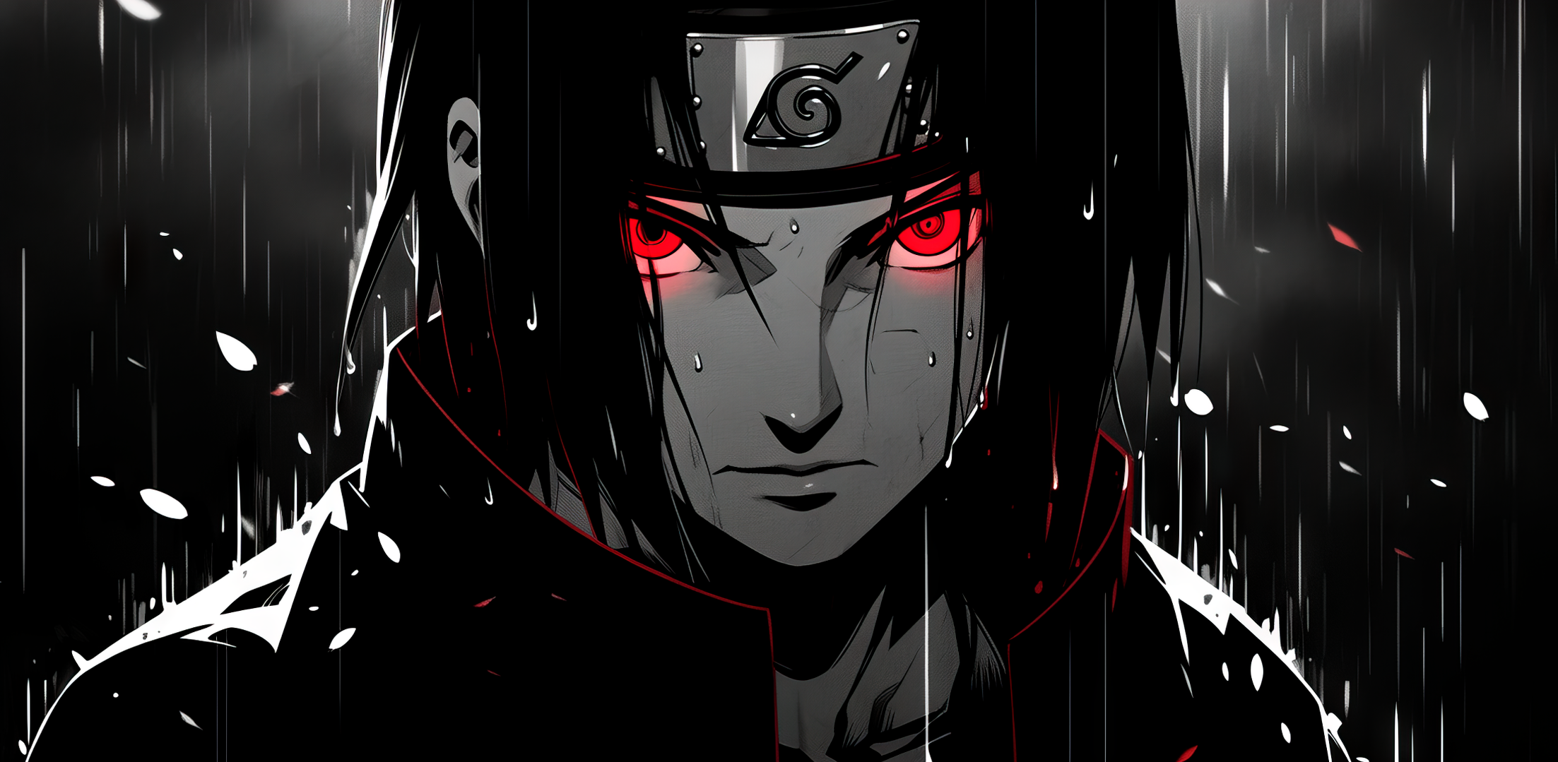 Itachi Uchiha Hd Background Image 2205x1080