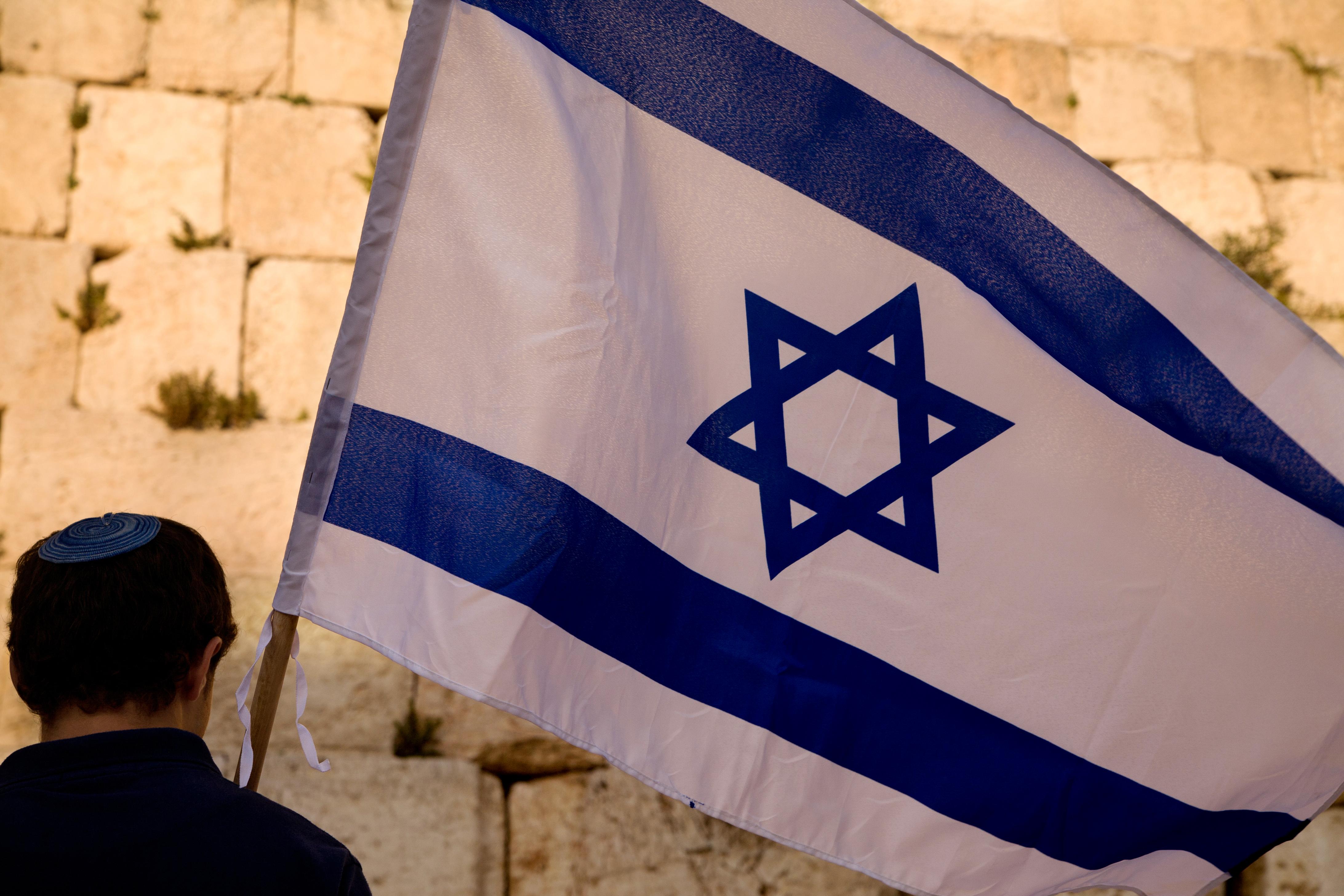 Israel Flag HD Background 4368x2912