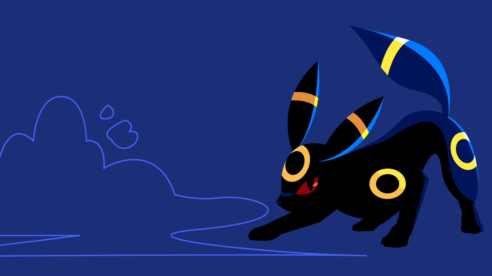 Umbreon Full HD 1080p Wallpaper 1920x1080