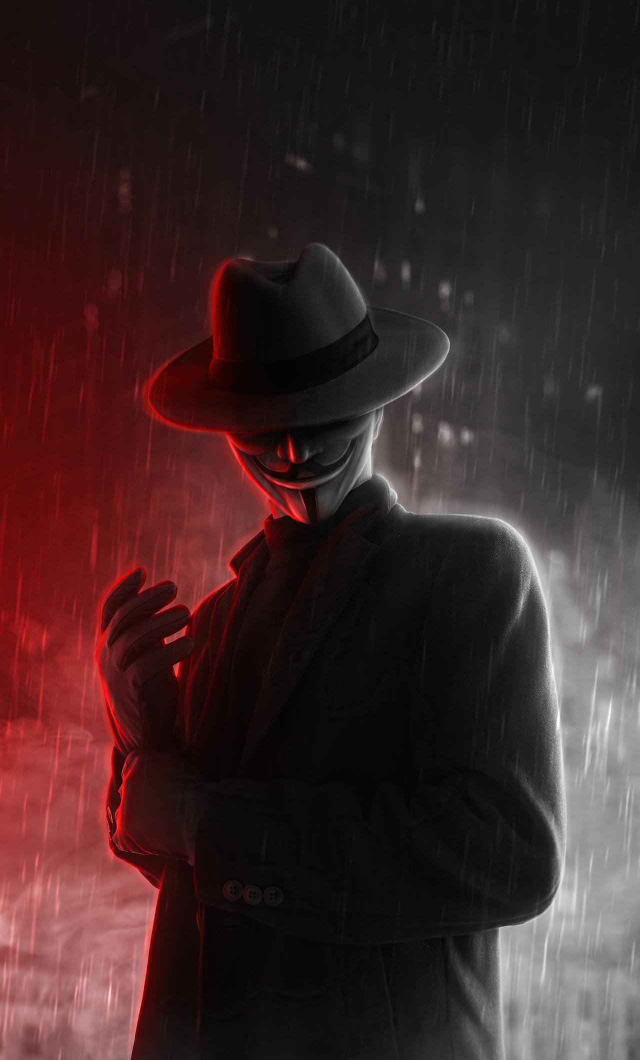 Anonymus Android Wallpaper 1280x2120