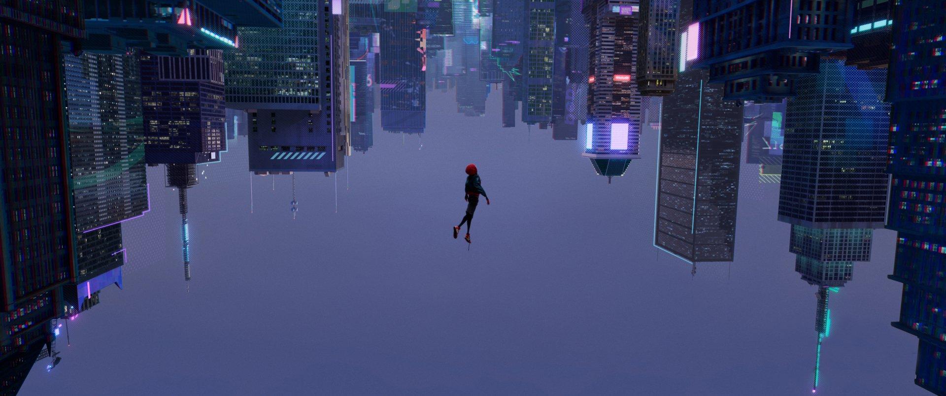 Spiderman Into The Spider Verse 2 Laptop Wallpaper 1920x805