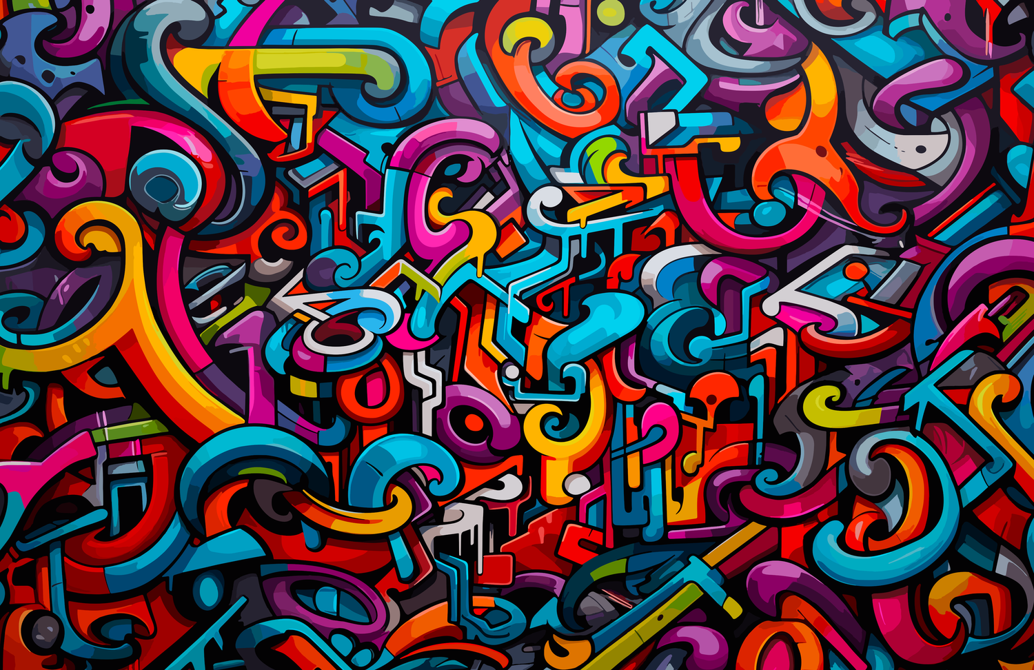 Graffiti MacBook Wallpaper 1500x973