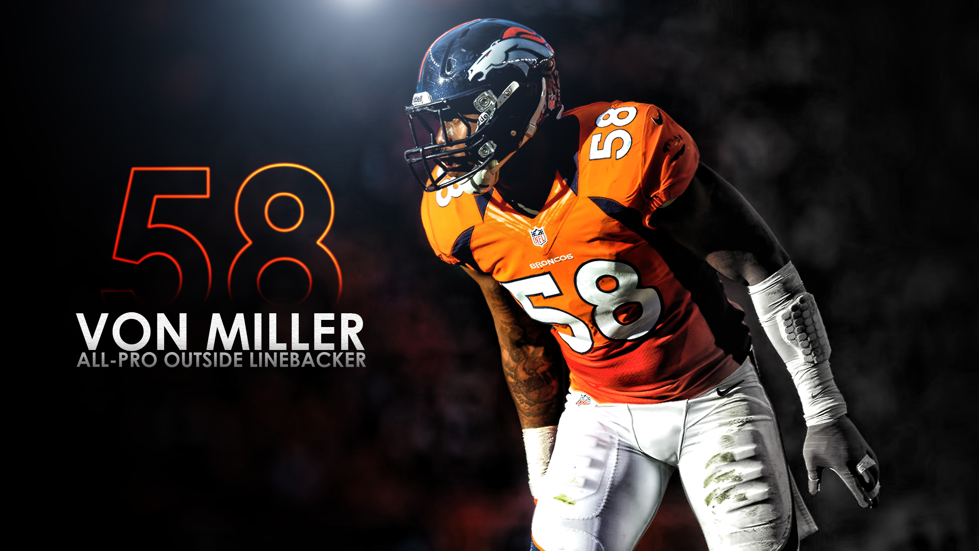 Von Miller Wallpaper 1920x1080