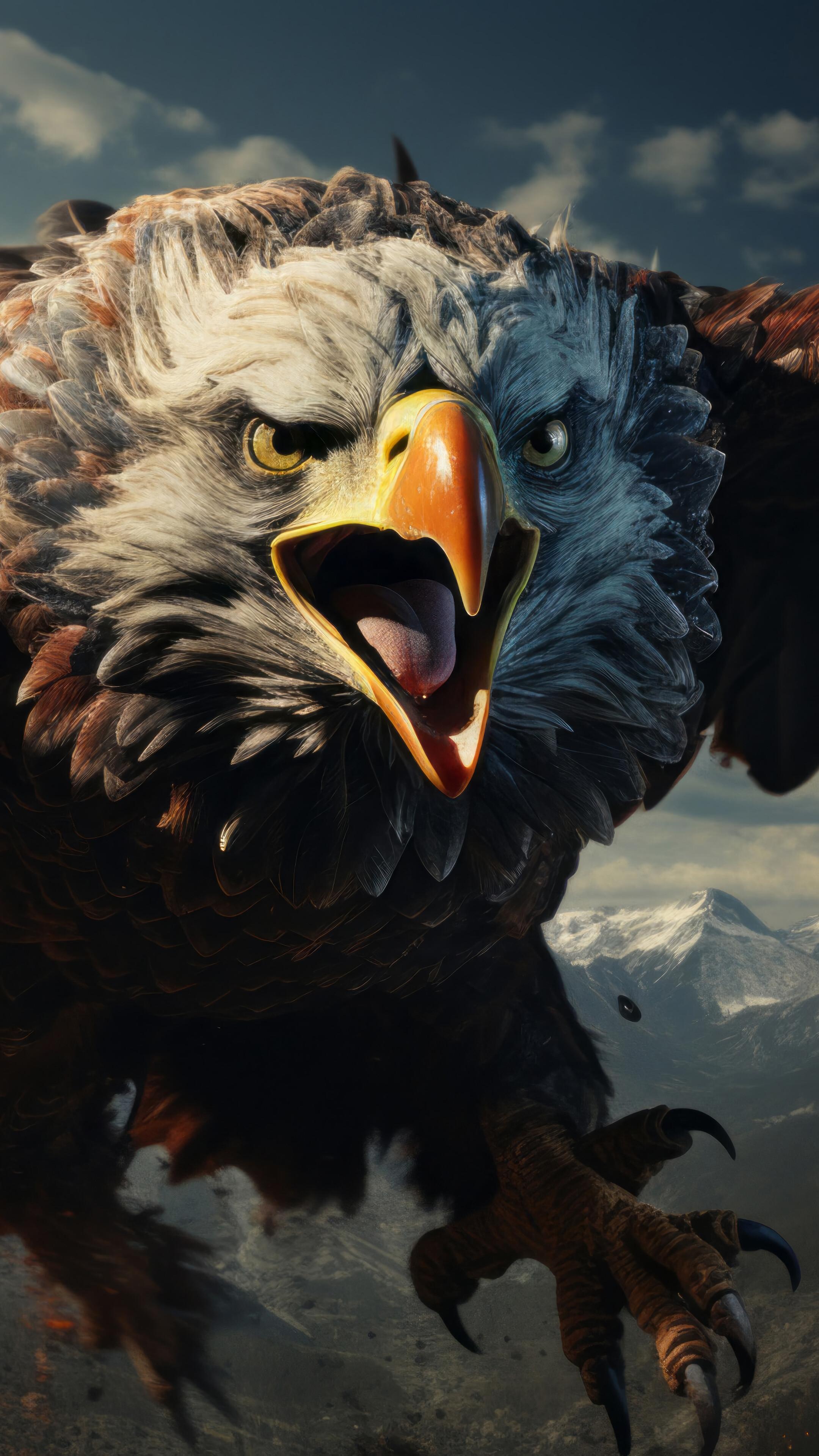 Eagle 4k Phone Wallpaper 2160x3840